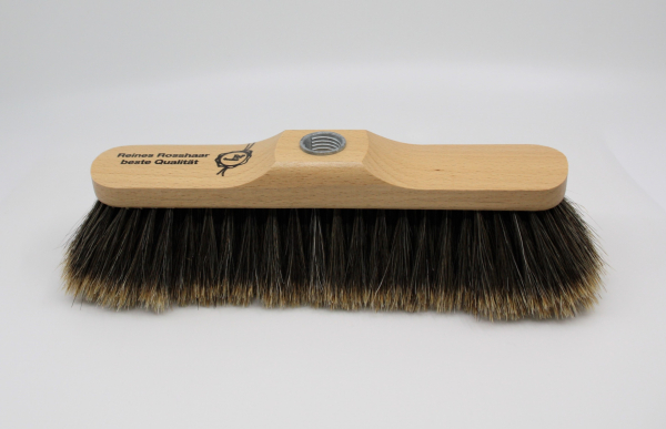 Zimmerbesen Holz 29cm mit hellem Rosshaar
